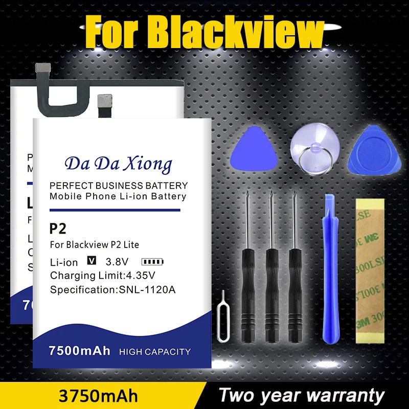 Dk017 Li426587Htt Muslimexayp10000 V376073P Batteria Per Blackview R6 A10 A70 A80 A90 A100 P2 P10000 Lite Pro