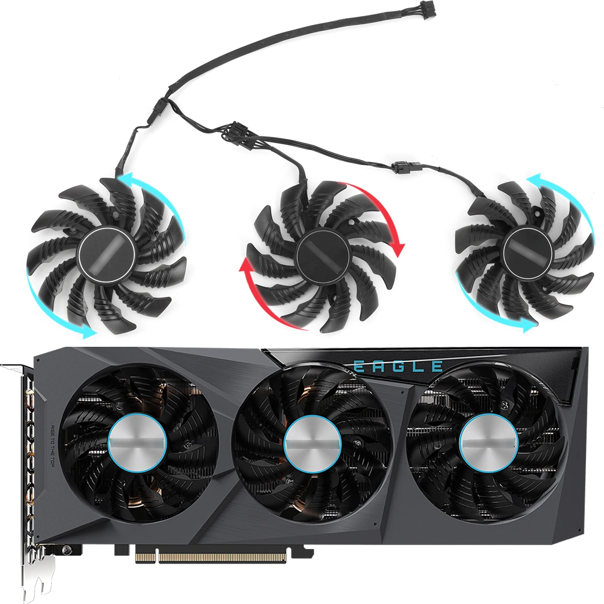 New 78MM Cooling Fan Replacement For Gigabyte GeForce RTX 3060 3070