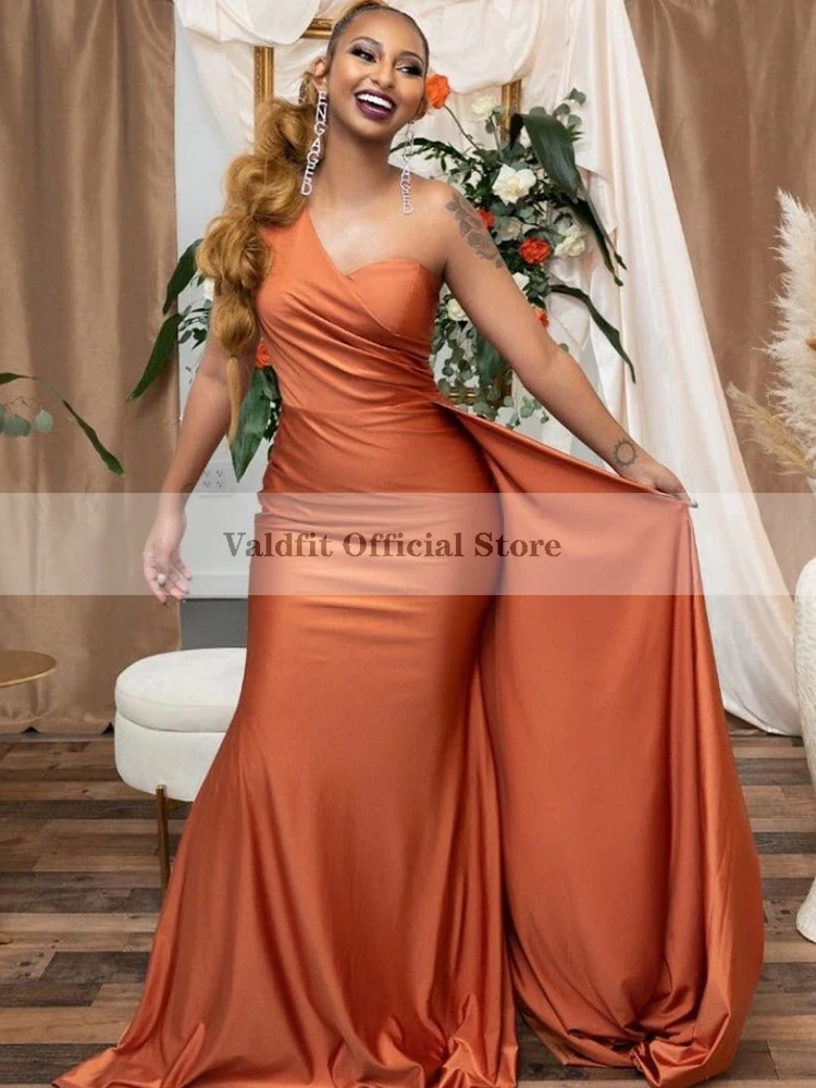 AYANA Corset Satin Gown - Burnt Orange – Noodz Boutique