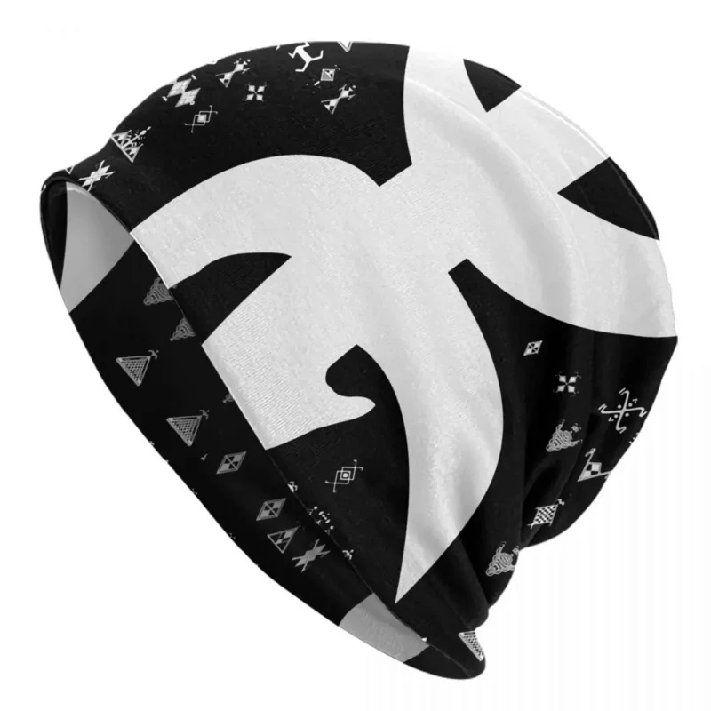 

Amazigh Berber Flag Fashion Hats Amazigh North African Berber Thin Hat Bonnet Hipster Skullies Beanies Caps Men Women's Earmuffs