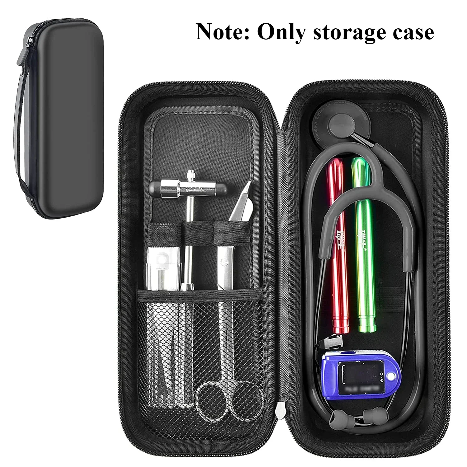 Stethoscope Storage bag organizer for 3M Littmann Classic III Monitoring/Lightweight II S.E (Case only) storage bag