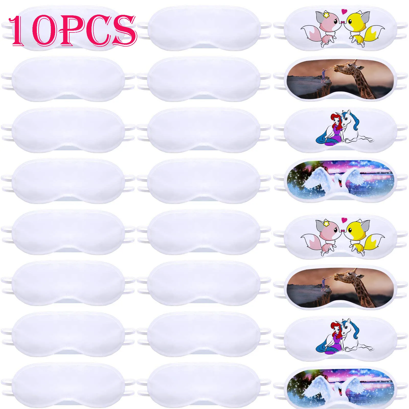 10 stuks blanco sublimatiemagneten, 5,5 cm x 7,5 cm, sublimatie, blanco