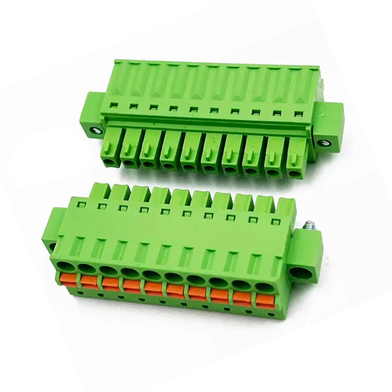 (5 Sets) KF 2EDGWC 3,81mm Stecker + Anschluss + Gehäuse Schraubenloses Federkontakt-Set 2EDGKDM Komplettset mit Gehäuse 15EDGWC 3,81 – Detail 3