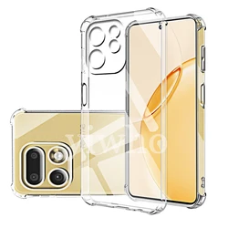 Clear TPU Soft Shell Transparent Phone Case with Clean Plain Back for Realme 14 Pro Lite