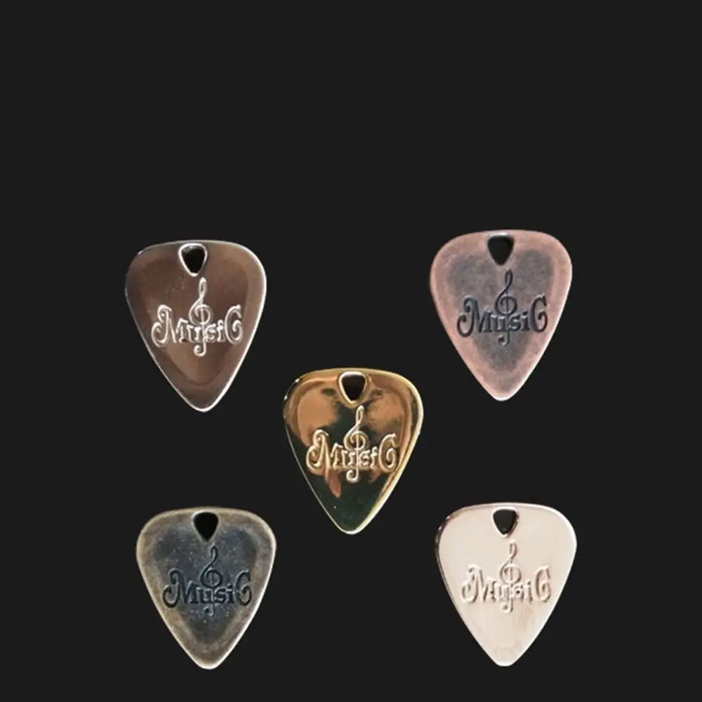 Wear-resistant Metal Guitar Pick Electric Guitar Bass Acoustic Picks Sparkling Pick Plectrum Ukulele Picks