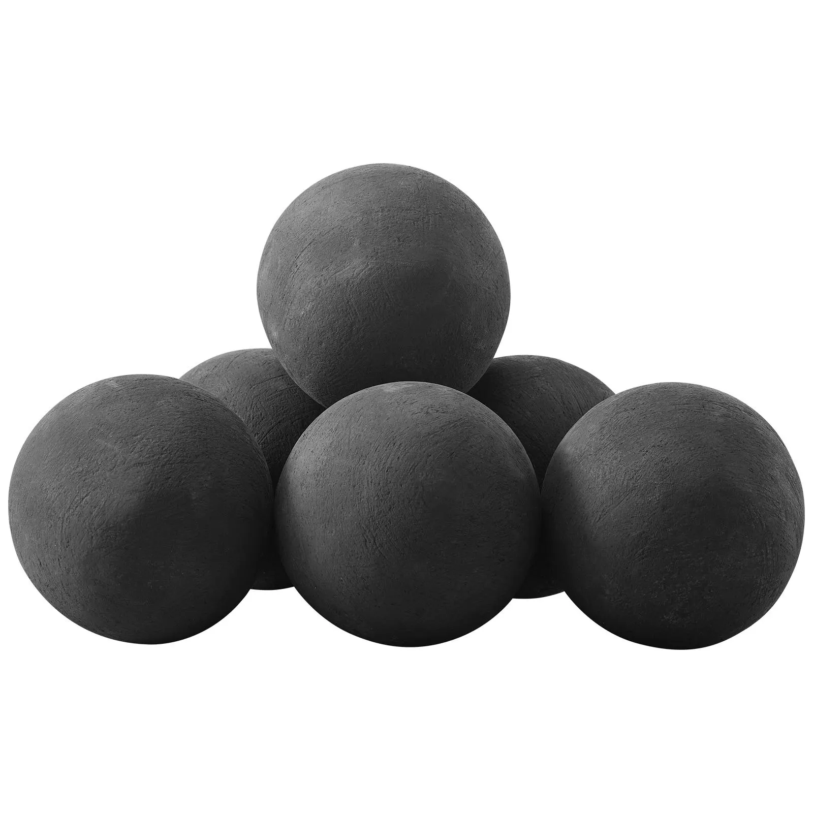 5 Inch 6 Pcs Ceramic Fire Balls 3