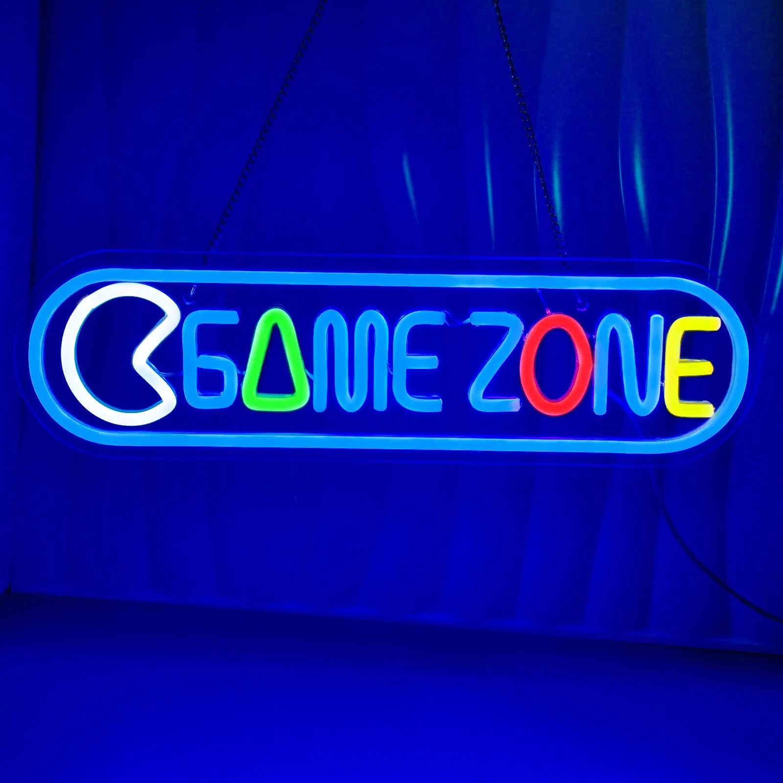 

Colorful Game Zone Neon Sign Gaming Led Neon Light Signs for Wall Decor Party Decor Bedroom Gaming Wall Lightup Signs Neon Decor