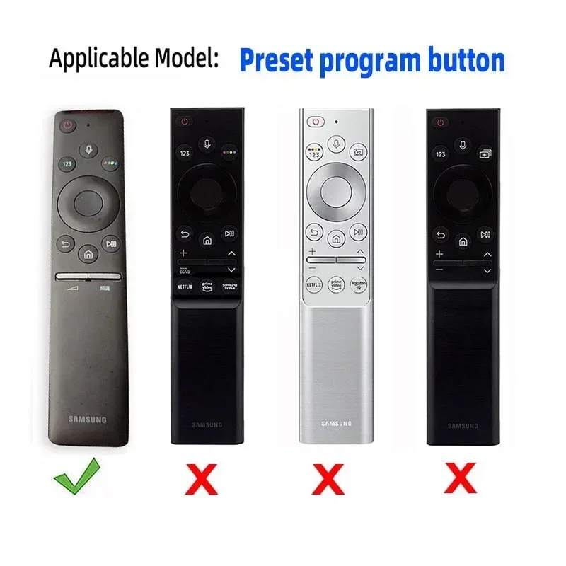 1Pc Silicone Cover Case For Samsung Voice TV Remote Control Protective Sleeve Q60Q70Q80 7700 BN59 Serie All-inclusive Dust-proof 6