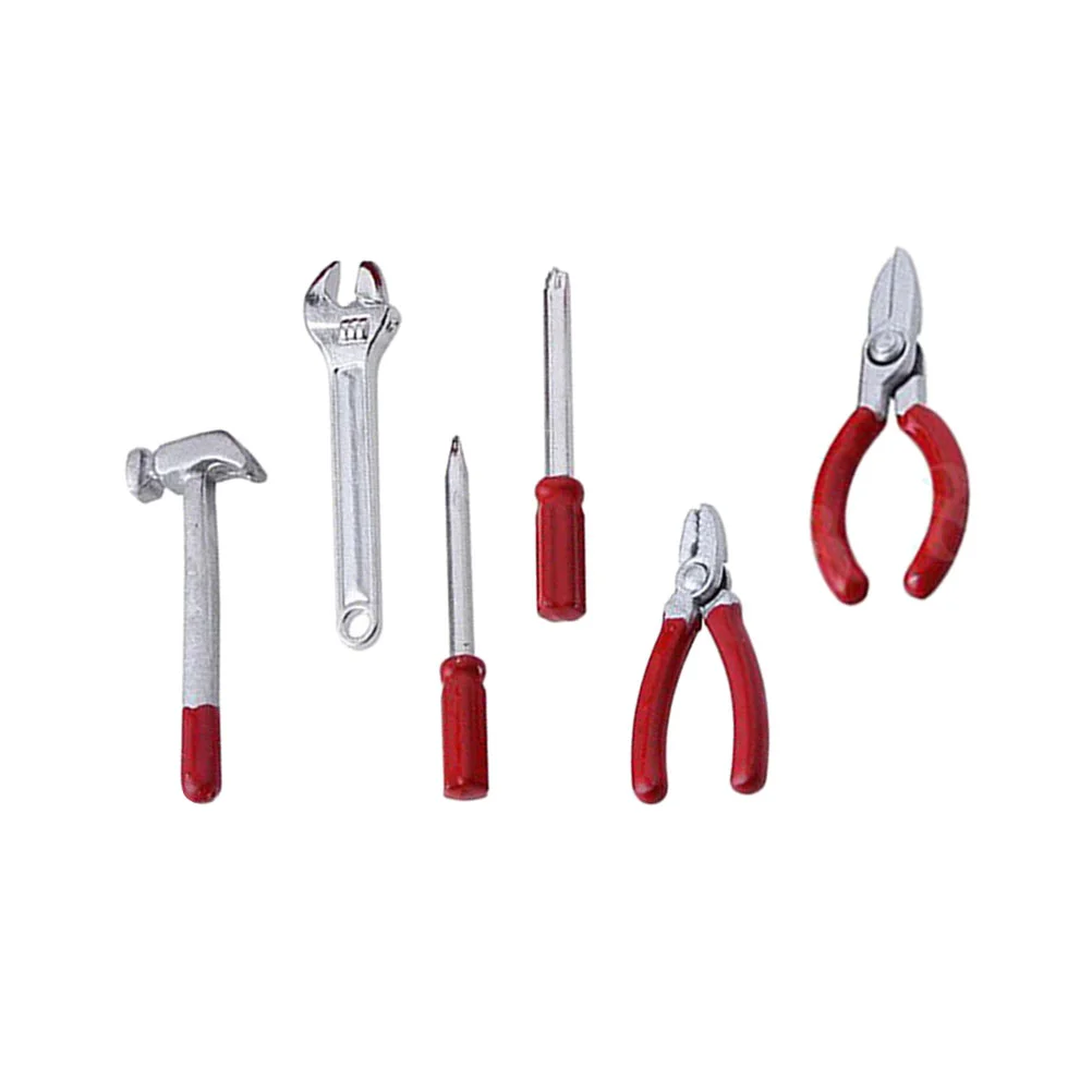

6 Pcs Wow House Tool Accessories Decorative Miniature Toys Wear-resistant Stuff Kids Supply Alloy Tools Accessory Child