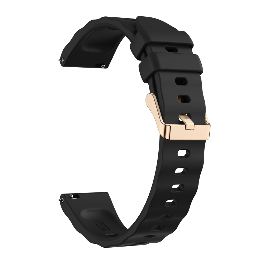 18mm Silicone Replacement Watch Strap - Premium Silicone Band for Small-Sized Smartwatches