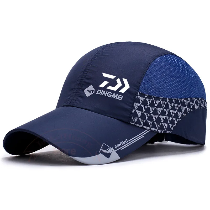 Daiwa Summer Adjustable Fishing Cap Sports Sunscreen Sunshade Fishing Hat  for Men