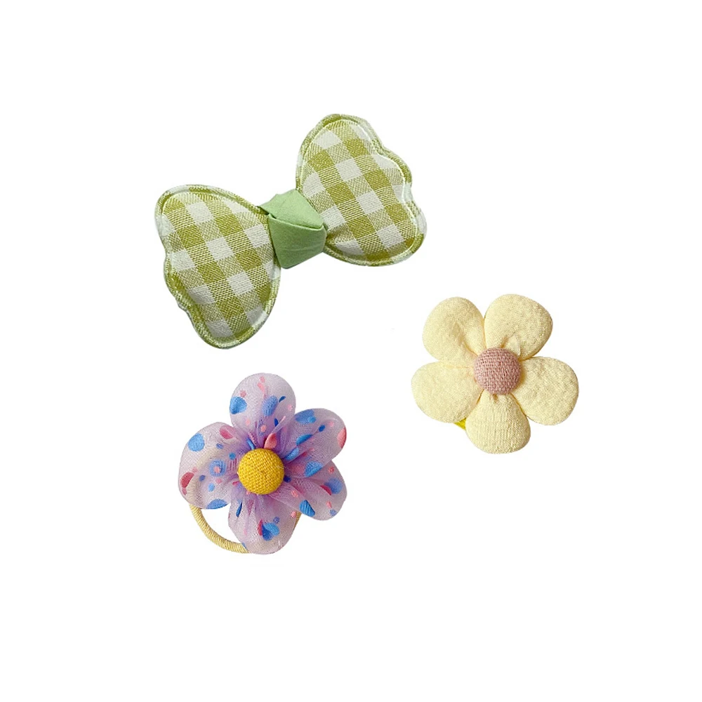 Children's Hairpin Princess Little Girl Sweet Mesh Broken Clip Cute Baby Does Not Hurt Hair Headdress Suit hair clips hair accessories