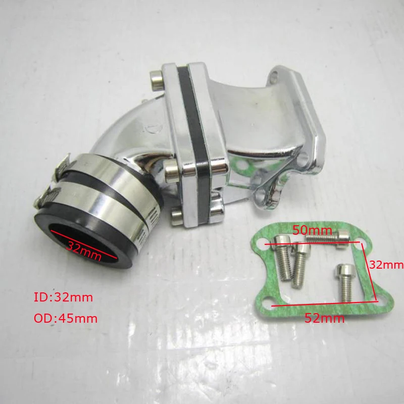 Motorcycle Carburetor Intake Manifold Inlet Pipe 2 Stroke Scooter Moped For Yamaha Dio 50Cc Dio50 Dio17 18 Dio27 28