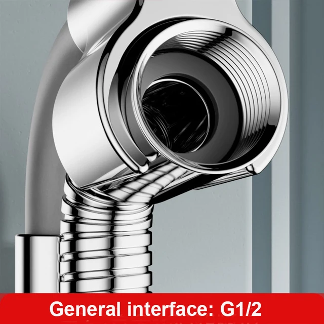 ขายึดหัวฝักบัวในห้องน้ำแบบถ้วยดูด, ตัวยึดหัวสเปรย์ฝนแบบไม่ต้องเจาะ, ฐานฝักบัวแขวนผนังแบบปรับได้อเนกประสงค์ 4