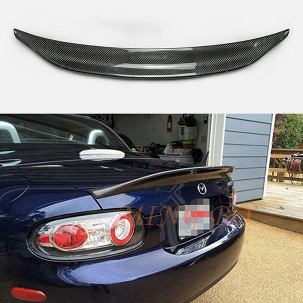 Per Mx5 Nc Ncec Roster Car-Styling Miata Epa Tipo 3 Spoiler Posteriore In Fibra Di Carbonio Labbro Alettone Tronco In Fibra Lucida (Solo Prht Hard Top