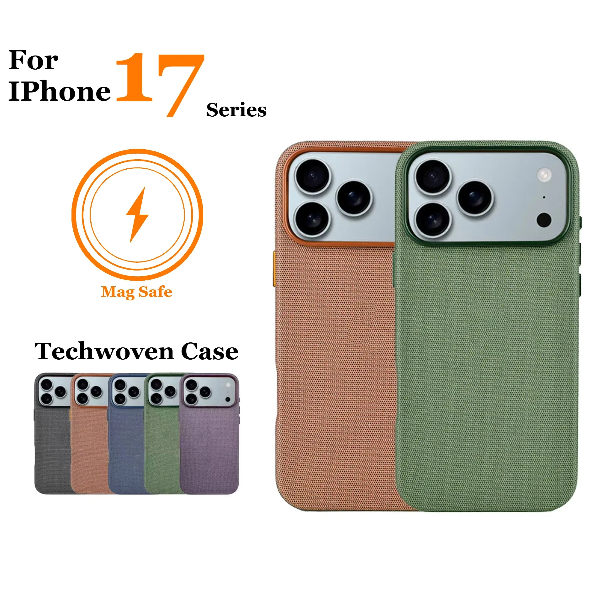 Premium Techwoven Magnetic Wireless Charging Protective Case