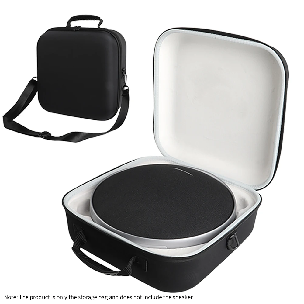 Housse De Transport Rigide EVA Pour Enceinte Harman Kardon Onyx Studio 9 - Noire Avec Bandoulière