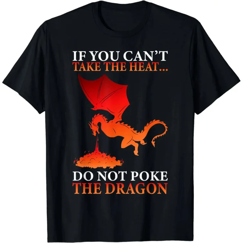 

Fun Casual Street Clothes Men Clothing Cool Dragon Flame T-Shirts-Spewing Flying Mythical T-Shirt my body my choice