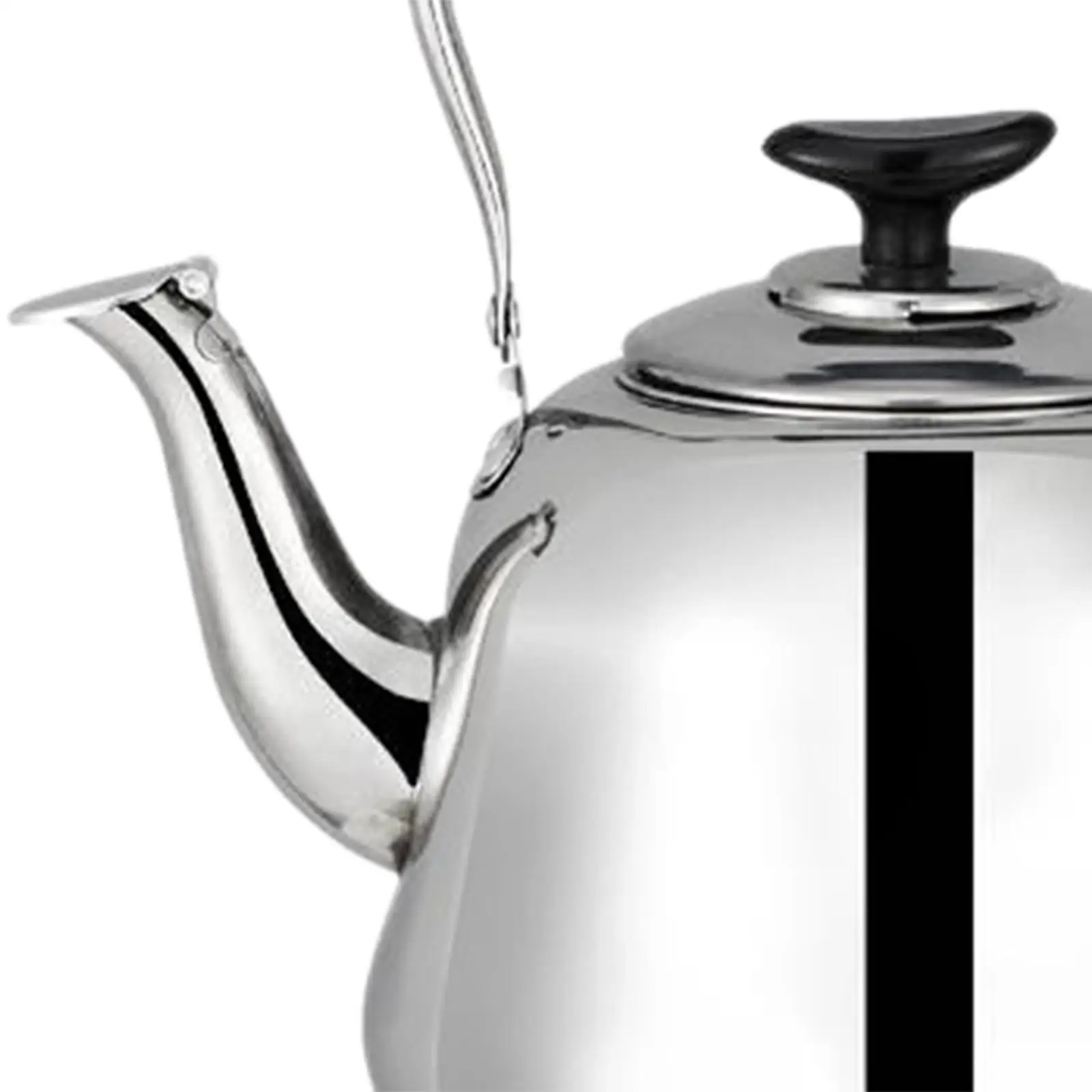 Whistling Kettle Anti Rust Anti Scald Handle 1L with Removable Strainer Coffee