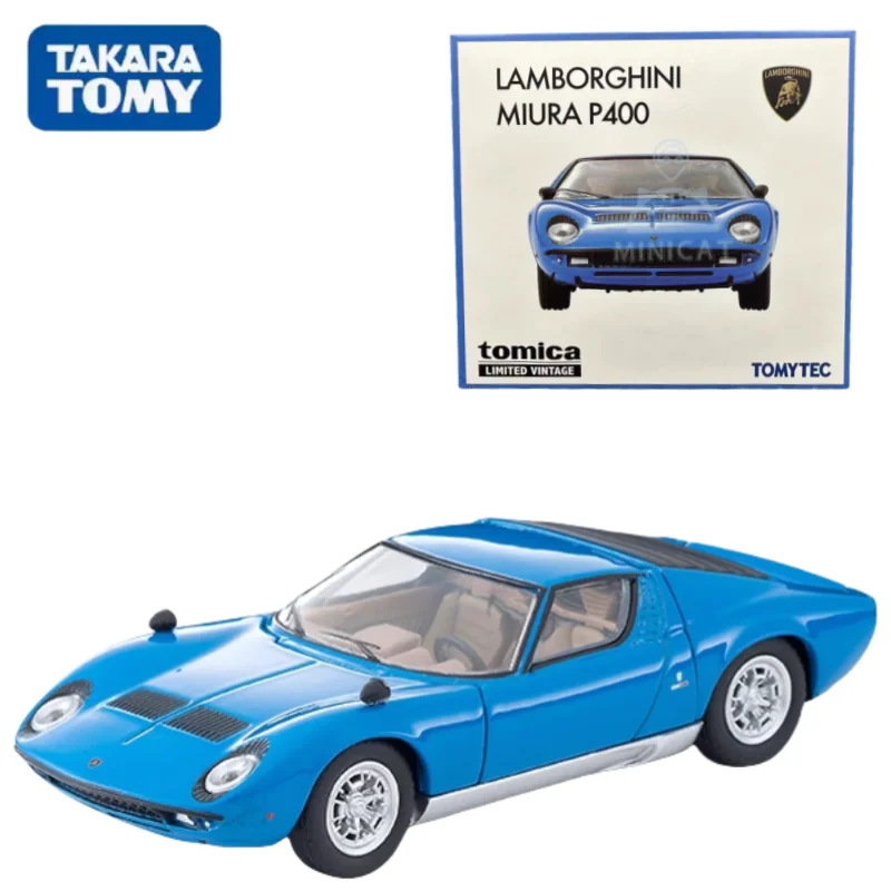 TAKARA TOMY TOMICA 1:64 TLV LV-N Lamborghini Miura P400 Blue Alloy