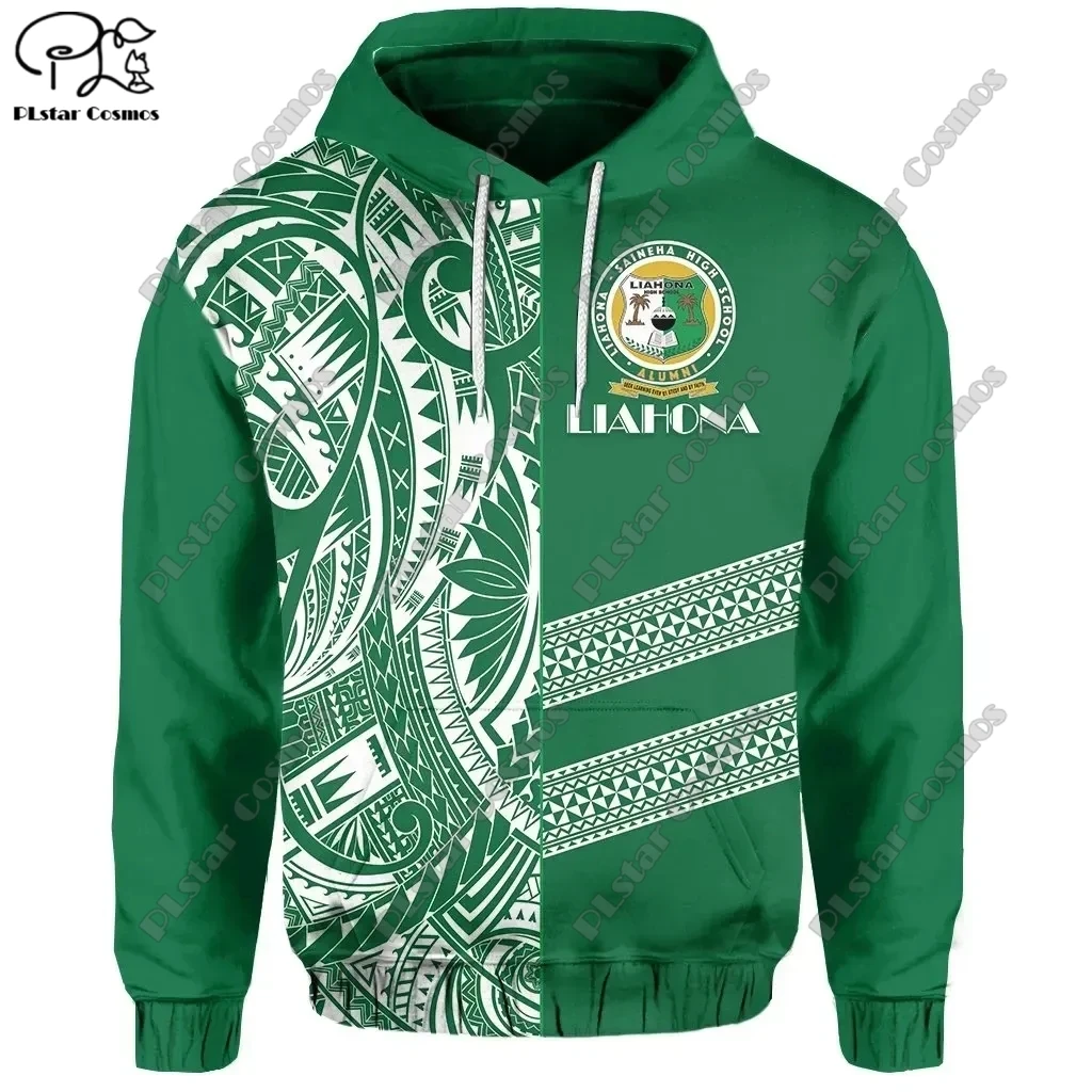 PLstar Cosmos 3D Print Newest Tattoo Tonga Liahona High School Art Harajuku Streetwear Pullover Unique Unisex Hoodie/Zip   L4