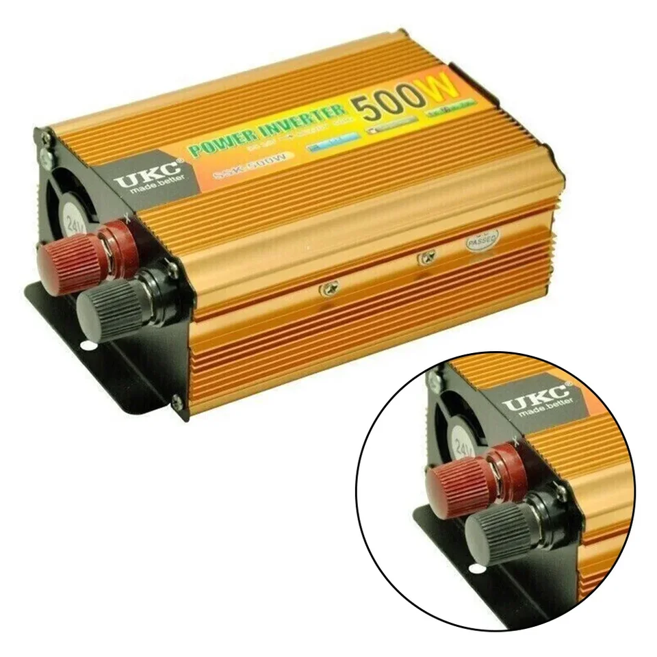 Green Cell® Convertitore DC 24V A AC 230V 500W/1000W - Foto 6