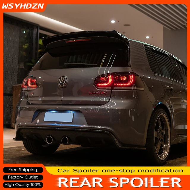 For Golf Spoiler 2006-2009 Volkswagen Golf 4 Wxk Spoiler Abs Plastic  Material Car Rear Wing Color Rear Spoiler - Spoilers & Wings - AliExpress