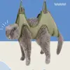 TONG Cat Grooming Nail Cutting Anti Scratch Bite Fixed Bag Bath Trimming Restraint Bag Pet Beauty Hammock Hanging Pet Supplies