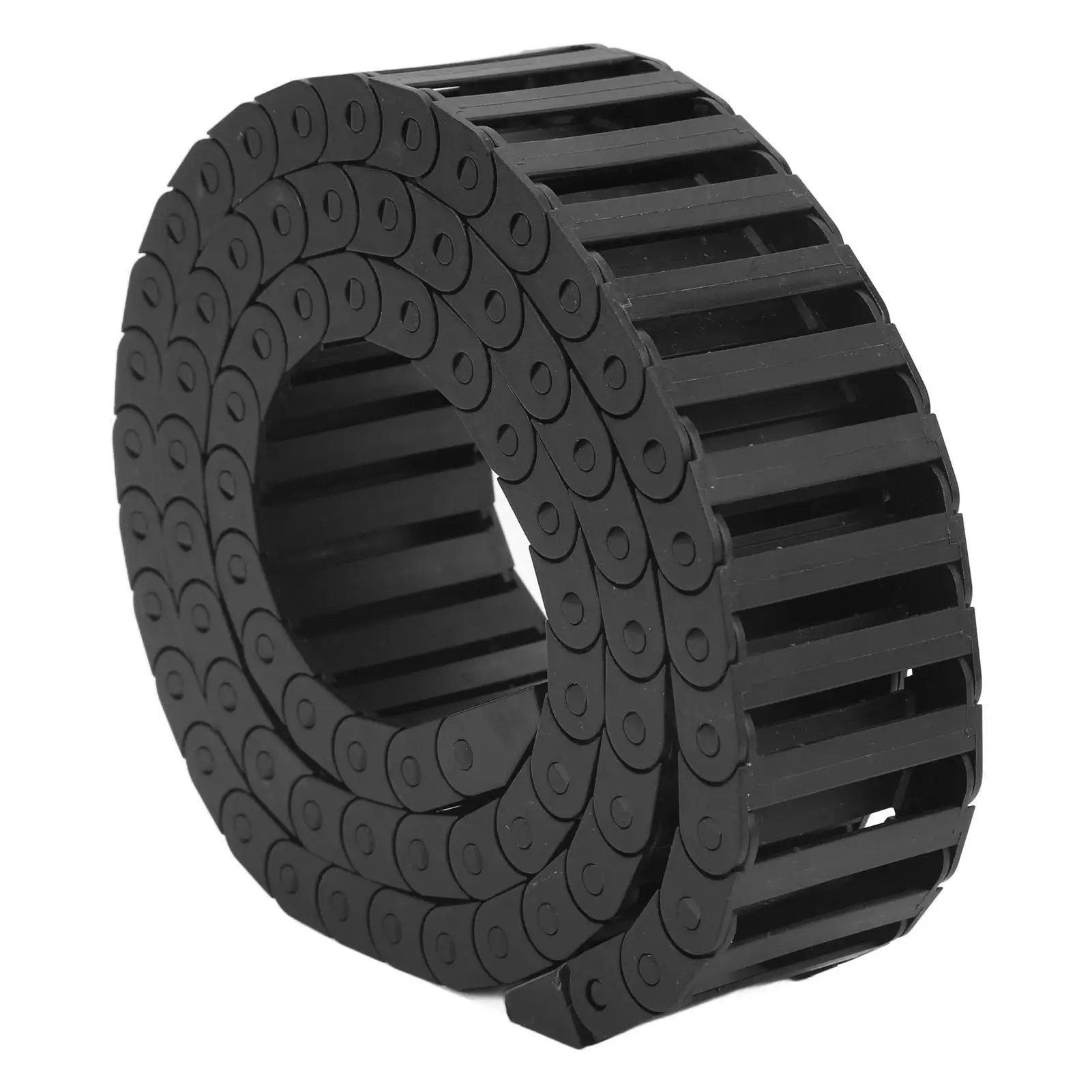 7x7 10x10/15/20/30/40mm Cable Drag Chain with Connectors for cnc Machines-550mm/1000mm Length Wire Carrier