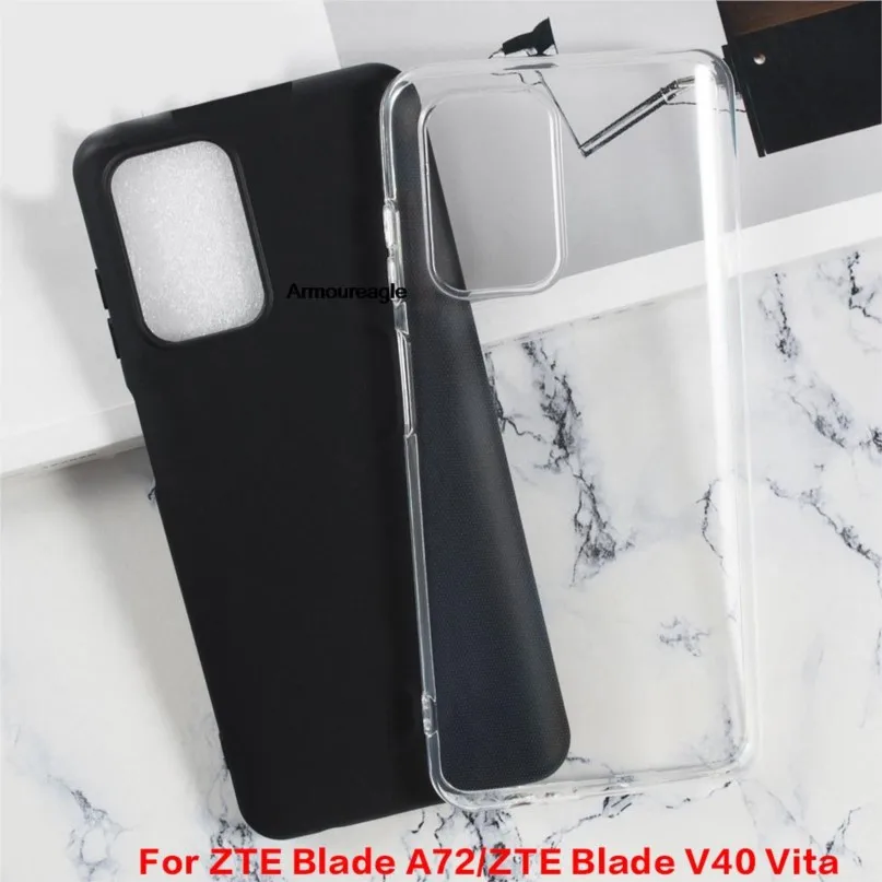 Per Zte Blade A72 Muslimatnax Ambuly Cover In Silicone Soft Tpu Matte Pudding Solid Black Protector Shell Guard On Per Zte Blade A72 V40 Vita