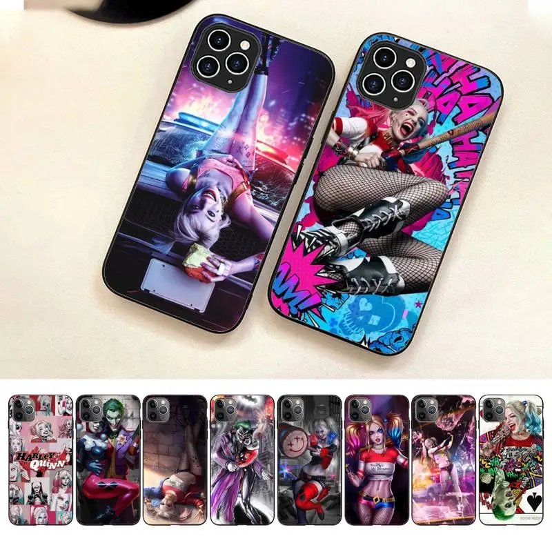 Joker Harley Quinn Phone Case For Iphone 7 8 Plus X Xr Xs 11 12 13