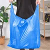 100pcs Various Size Blue Plastic Storage Bag Clothes Quilts Thicken Handheld Packag Bag Transport Pack Bag Handheld Garbage Bags 4