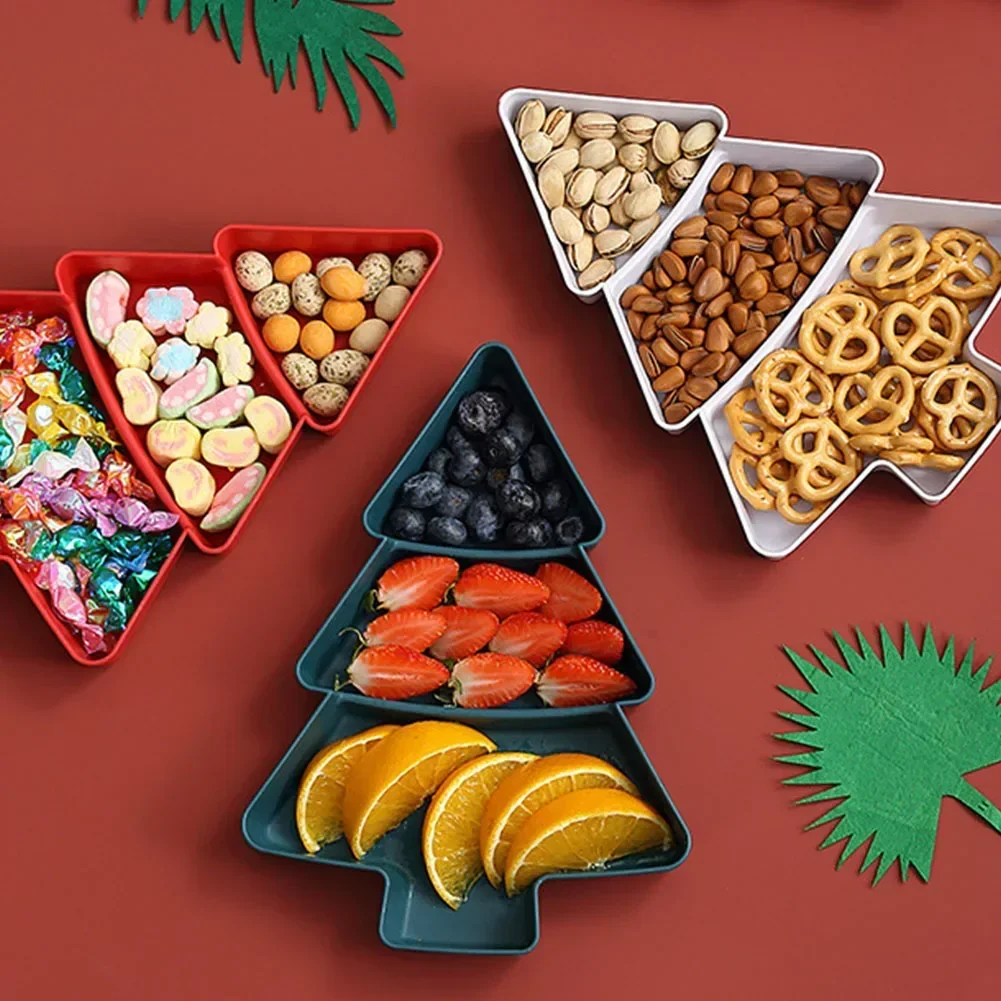 Christmas Tree Fruit Plate Christmas Party Decorations For Home Gifts