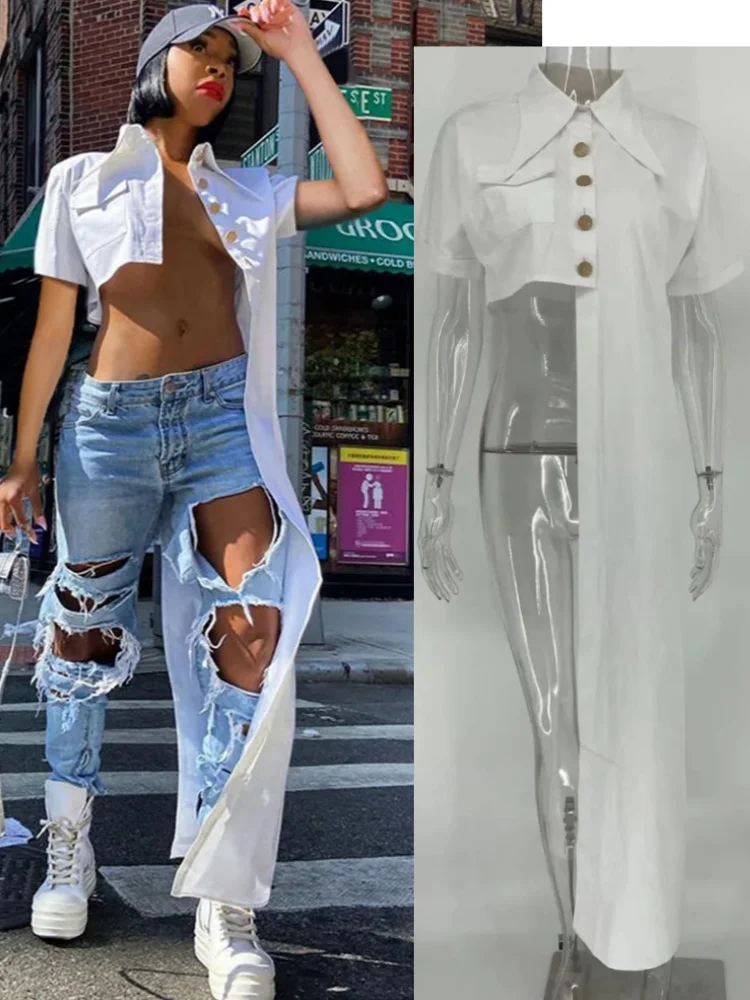 Y2k Crop Top Shirt Manica Lunga Girocollo Aderente Basic T Shirt Slim Fit Cropped Blusa Tee Retro Tops Streetwear, Bianco 01, M