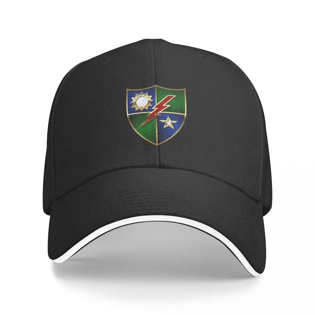 

75th Ranger Regiment Crest Baseball Cap Sunhat Anime Hat Horse Hat Men's Luxury Women's