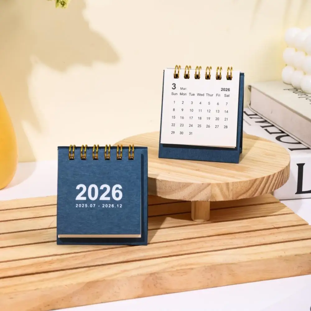 19-Month Aesthetic Paper Calendar for Daily Scheduling (Jan 2026 - July 2027)