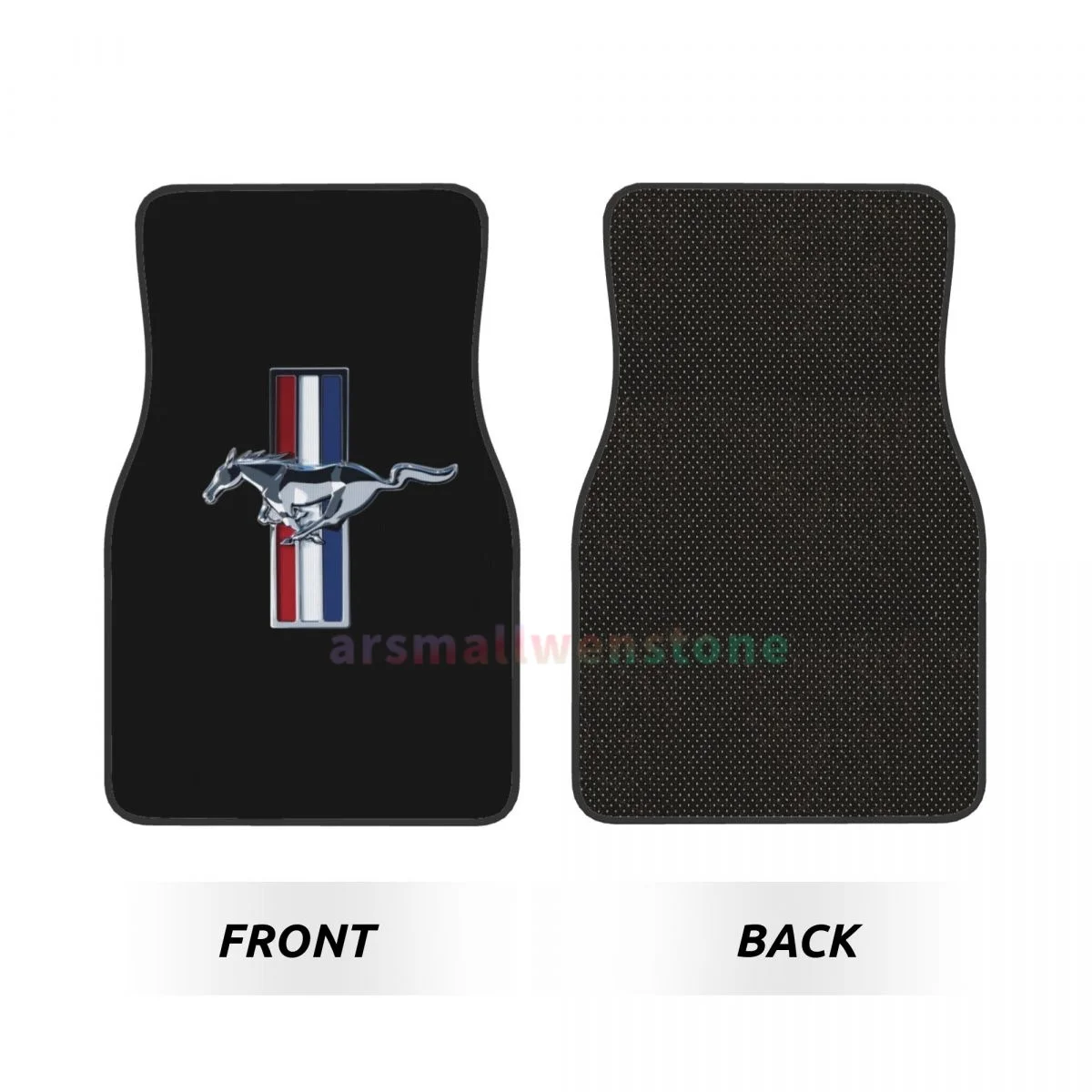 Ford Mustang 4PCS Crystal Velvet Women's Car Floor Mat Anti Fouling Car Floor Mat Interior Accessories car floor mats floor mats