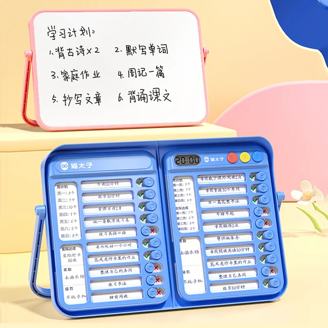 Portable My Chores Checklist Notebook Chores Board Kids Daily Planner Notepad Self Discipline Checklist Board Learning Tools 1