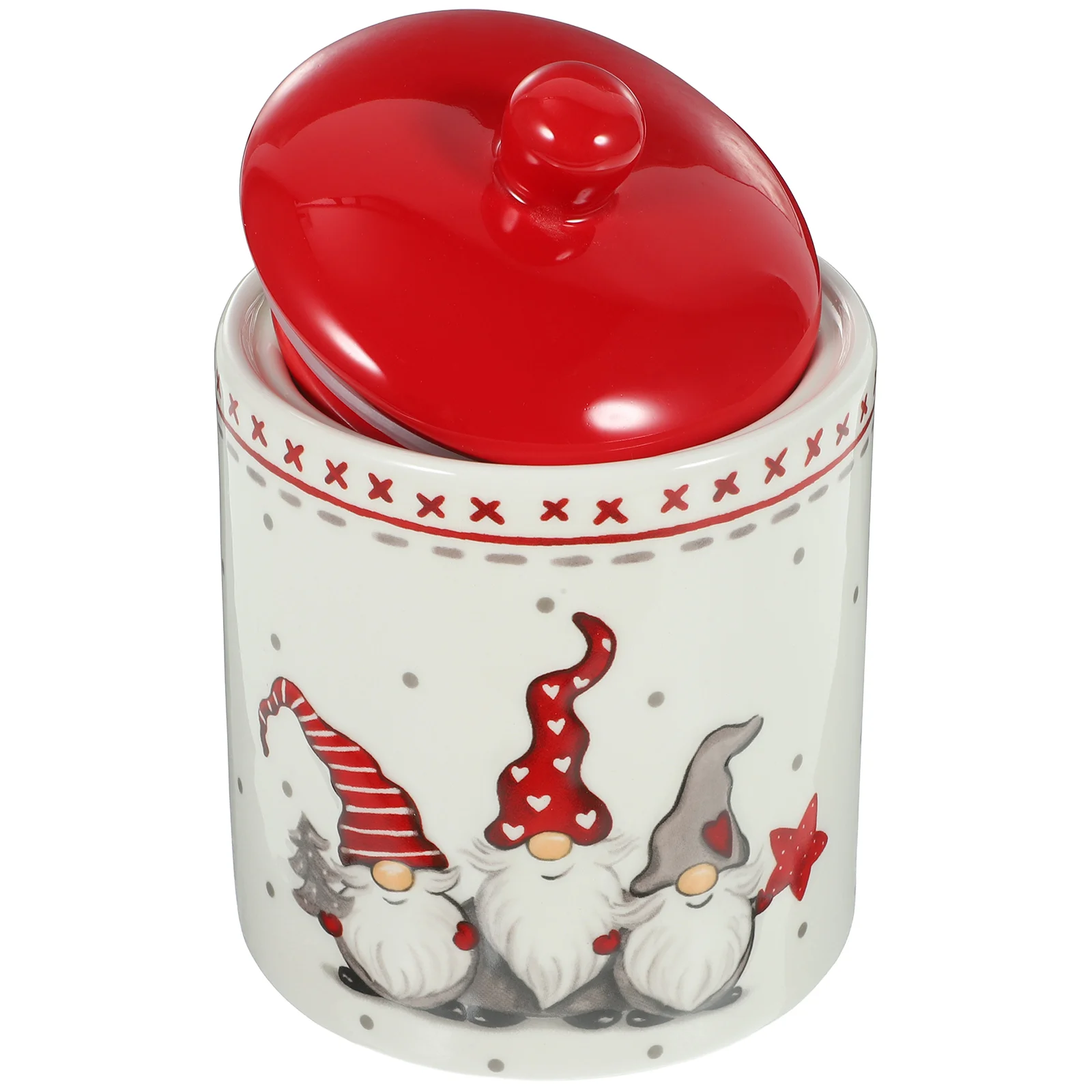 

Christmas Favors Tea Sealed Jar Snack Candy Container Storage Holder Containers