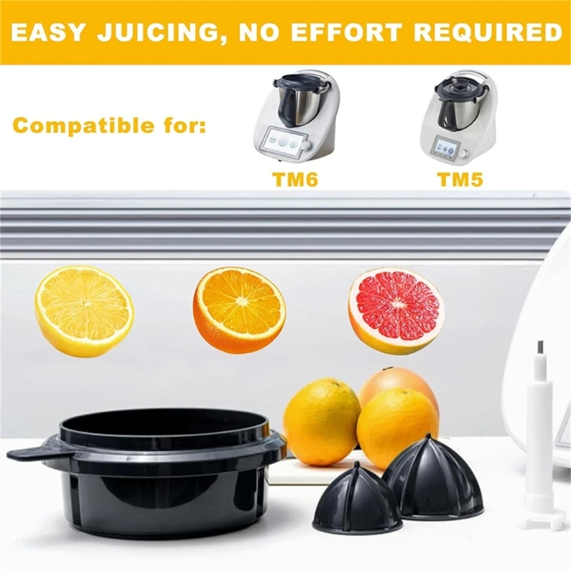 

Orange Juicing Attachment Juicer Accessories Set Strainers Basket Press Cones Plastic Material for TM5/TM6 Dropship