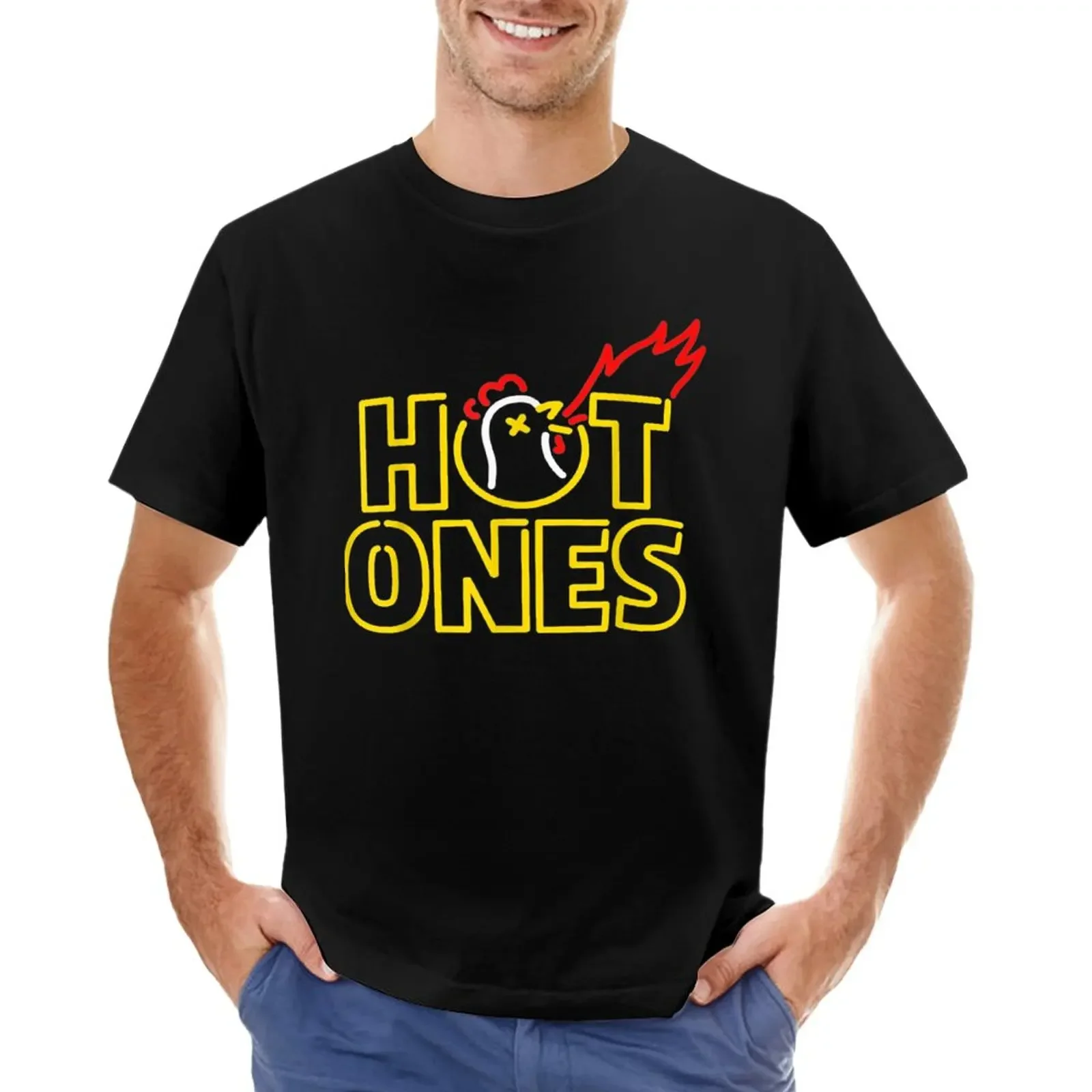 

Hot ones T-Shirt T-Shirt quick drying summer clothes for a boy cute clothes t shirts for men graphic