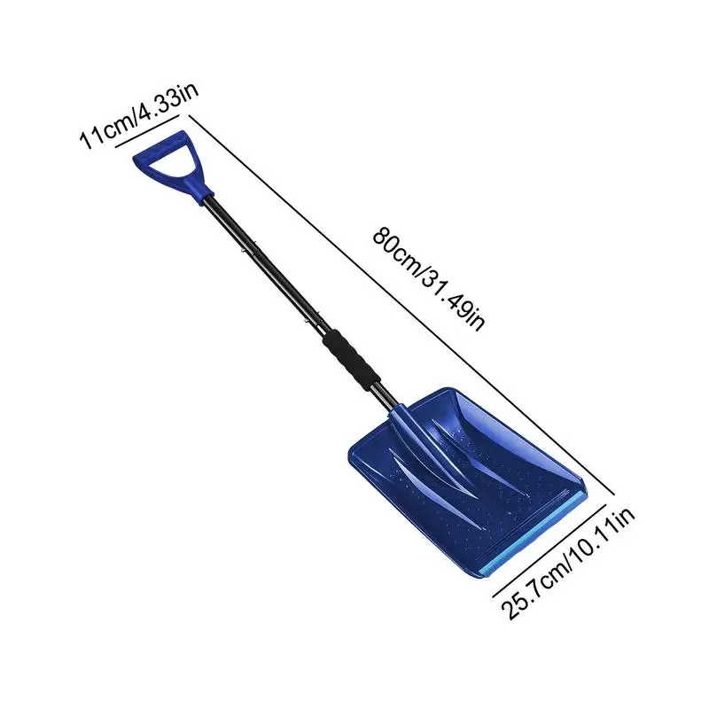 Snow Shovel Removable Thickened Snow Removing Shovel For Balconies Walkways Stairs Gardens Garages Removal Tool