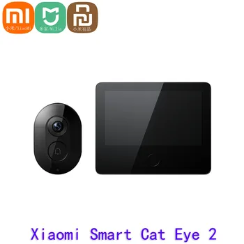 Xiaomi Smart Cat Eye 2 HDR Schermo da 5 pollici 3MP Mijia HD Fotocamera 180 °   Campanello citofono per visione notturna a infrarossi con obiettivo grandangolare da 940 nm