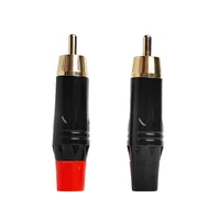 4/10/20pcs Gold RCA Phono Plugs - Coaxial AV Audio Video Solder Connector for Speaker PC 3