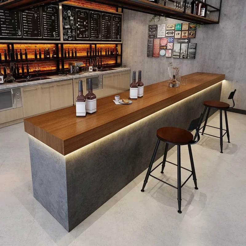 Metal wine storage cabinet wine rack shelf with light against the wall bar rack display case