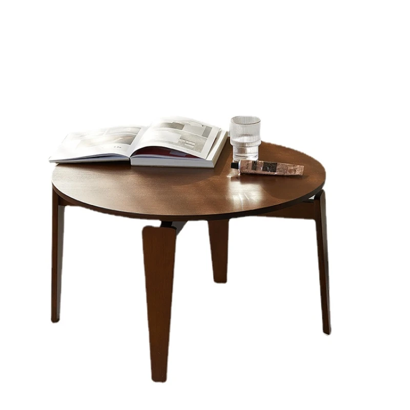 

Hxl Nordic Simple Coffee Table Small Apartment Log Style Mini Side Table