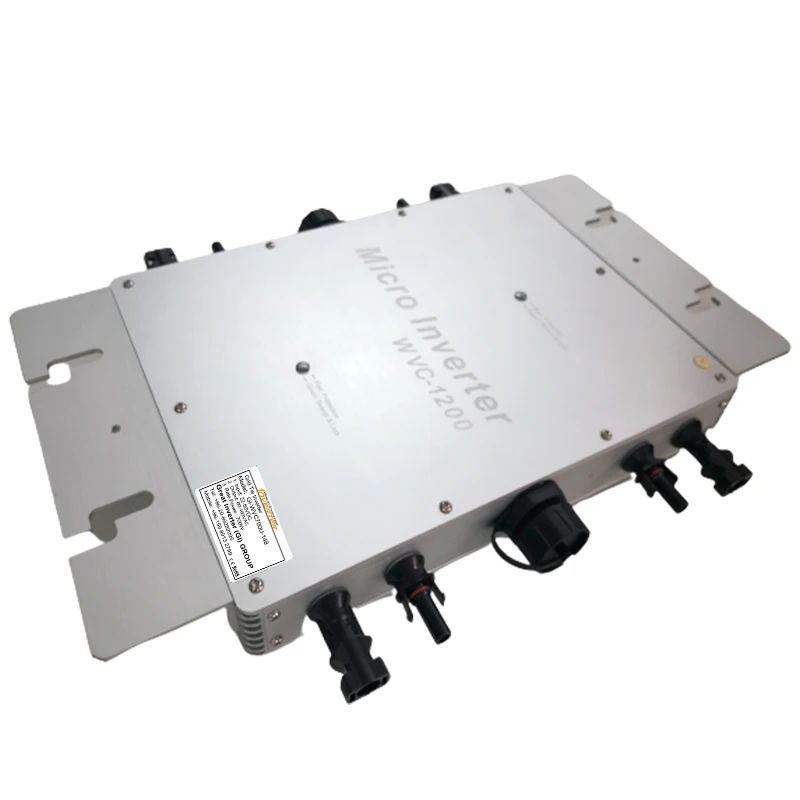 Il Micro Invertitore 1200W Del Legame Di Griglia Per I Pannelli Solari 4Pcs * 430W Ha Messo La Dc22V-50V Per Ac180V-280V L'Invertitore Solare Impermea