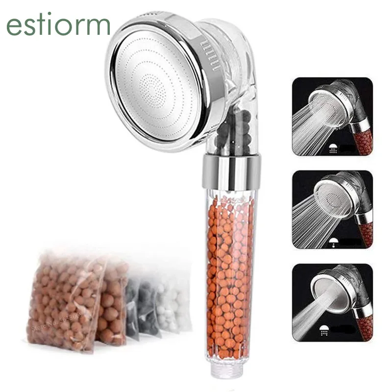 3 Modi Ionenfilter Douchekop Verwijderen Chloor Zwaar Metaal Verzachten