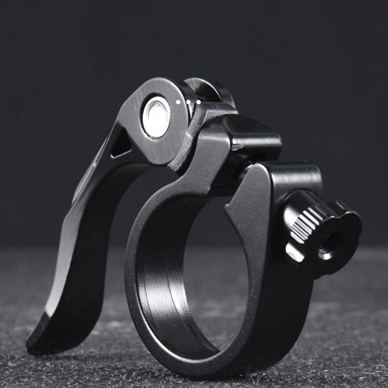 BOLANY Bicycle Seatpost Clamp Aluminum Alloy 31.8/34.9mm Quick release Seat Tube Clamp MTB Accessories and Parts bike seatpost clamp