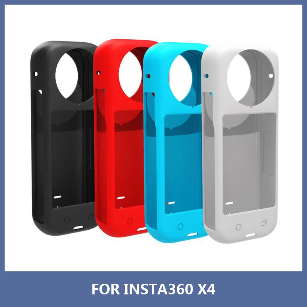 Insta360 X4 용 보호 케이스, 긁힘 방지 실리콘 렌즈 보호 커버, 카메라 액세서리